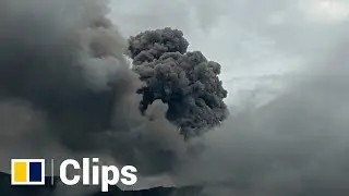 Indonesia volcano erupts, spewing ash 3km into sky