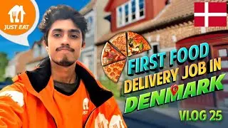 Food Delivery Job in Denmark | International student in Denmark 🇩🇰 🇧🇩 Tanjid ⏭️