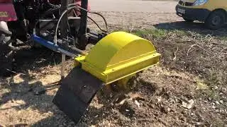 Дробилка пней Запорожье Измельчитель пней . Stump Grinder.