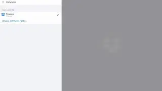 Exporting a notebook to Dropbox