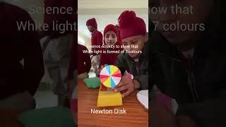 Science Activity to show that White light is formed of 7 colours