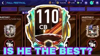 IS HE THE BEST CB IN FIFA MOBILE 21? | 110 RATED TOP TRANSFERS CB REVIEW!