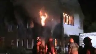 Heavy Fire Showing, Apartments Over Storefront at 18th And Delaware In Gary Indiana