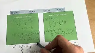 Kap 1, del 5- Multiplicera och dividera med decimaltal