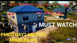 PMCO DAY2 MATCH1 HIGHLIGHTS|| &bull;MEGA GETTING CHICKEN DINNER&bull;