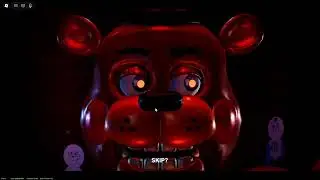 trying the new mode on fnaf forgotten memories on Roblox with my friend