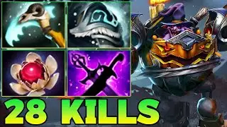 This Timbersaw is Maniac !! 28 Kills Timbersaw Dota 2 OffLane Guide Gameplay Skill Carry Build 7.39