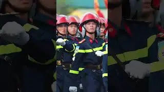 🔥🚒 Khối Cảnh S&aacute;t Ph&ograve;ng Ch&aacute;y Chữa Ch&aacute;y - Lễ Duyệt Binh 30/4 🚒🔥