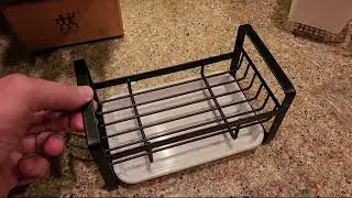 Review Vanten VANTEN Kitchen Sink Caddy Sponge Holder Sink Organizer, Sink Tray Drainer Rack, Soap D
