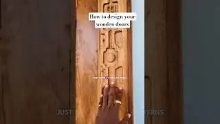 How to design your wooden doors with texture and patterns #woodmode #hardwood #texture