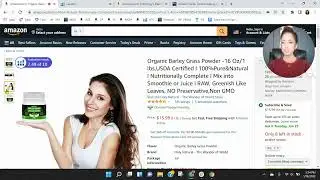 ASIN Review: Holy Natural - The Wonder of World Organic Barley Grass Powder 16 Oz/1 lbs - Amazon FBA