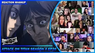 [Full Episode] Attack on Titan Season 4 Episode 20 Reaction Mashup | 進撃の巨人 Shingeki no Kyojin s4ep20