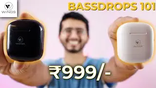 This chotu TWS has Amazing bass - Wings Bassdrops 101 under ₹999🔥