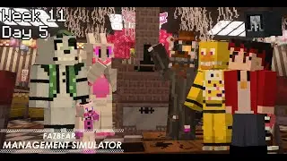 PIZZA? | Fazbear Management Simulator : Week 11 | Day 5
