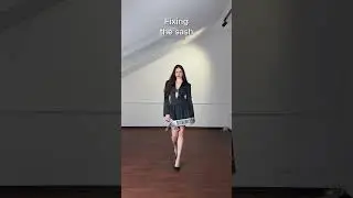 what to do if  the sash slipped off 😳 #miss #pageant #modelcoach #catwalk #catwalk