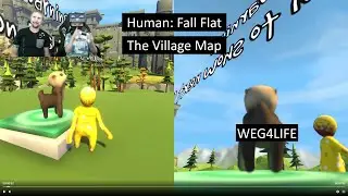 Human: Fall Flat: The Village Map - WEG4LIFE -  Son and Dad
