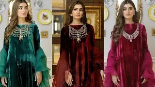winter collection 2020/velvet dress desghins 2020.