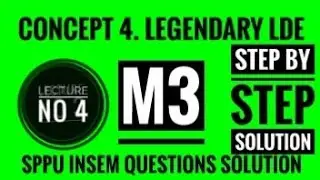 SPPU IMP questions M3 .LDE lecture no 4#education #maths #engineeringcourse #engineeringmahematics3