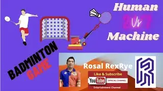 WHAT CAN YOU SAY ABOUT THE ELECTRONIC BADMINTON PLAYER MACHINE? WILL YOU PLAY WITH HIM TOO?