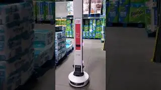 Using Robot To Check Shelf Inventory 🤖🤑 #shorts #viral #reels #technology