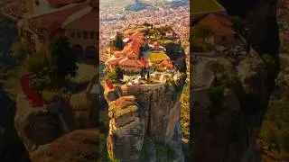 Discover The HIDDEN Meteora Monastery of The Holy Trinity 🇬🇷✨ #meteora #greece #greecetravel