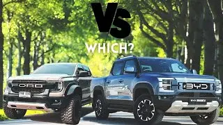 Ford Ranger Raptor 2025 года против BYD Shark: решающая битва пикапов! Кто победит?