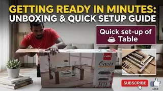 Cello oasis || coffee Table || quick unboxing and assemble || DIY