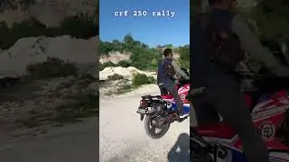Crf 250 Rally test #crfrally #honda #dirtbike #crf250rally #offroad