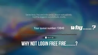 Server Busy Problem Free Fire today 😕 No Login Server Down 📈 #freefiremaxindia #abzcool