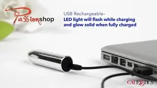 Turbo Buzz Mini Bullet Silver | Compact Rechargeable Vibe Demo