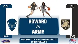 Howard vs Army | NCAA Women's Basketball | 12.13.24