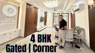 Ultimate and Luxurious 4 bhk builder floor in Gated Society | Corner & Near to Park