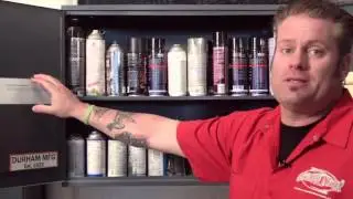 Durham wall mountable aerosol utility storage cabinet