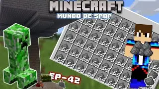 Farme 100% automática de creeper e pólvora. MINECRAFT MUNDO DE SPOP  EP-43