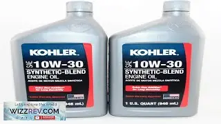 Maintenance 2 PK Kohler Engine 10W30 Synthetic Blend Motor Oil 1 Quart