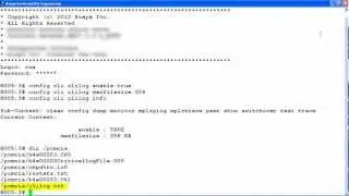 How to Enable CLI Logging on the Avaya ERS8800