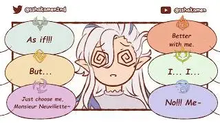 variants of wriothesley (wriolette) [GENSHIN IMPACT - COMIC MEME]