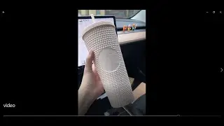 710ml/24oz Classic White Matte Studded Straw Cup Tumbler(Starbucks Marble Series 2022 Collection)