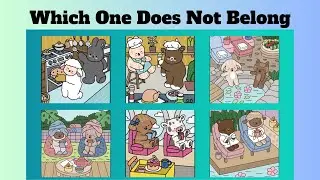 Which One Does Not Belong Cute Animal Adventures, Test Your Observation and Logic Skills
