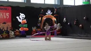 ALICJA PAWLUSIŃSKA STUDIO GWIAZD GLIWICE Wstążka RIBBON Rhythmic Gymnastics Trick or Treat 2025