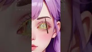 a girl eye makeup and  ASMR #gaming# makeup