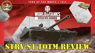 STRV S1 July Tank Of The Month Review Swedish Premium WOT Console - World Of Tanks Modern Armour
