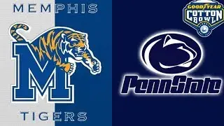 Memphis Tigers VS Penn State. Nittany Lions Cotton Bowl Game Audio/ Scoreboard Only