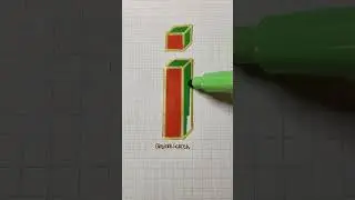 Letra I 3D