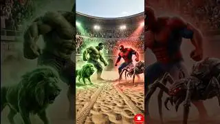 HLUK VS SPIDER MAN💀🙏🏻 #shorts #viral #youtube #subscibe #ai #hulk #aihulk