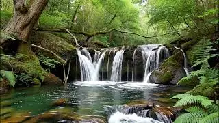 Peaceful Forest River Flow 🌿 | Stress Reduction & 快眠ナチュラルサウンド