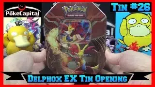 Pokemon Cards Delphox EX Tin Opening - Marathon Day 26