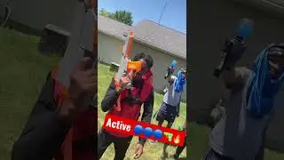gel blaster war in the hood🔵🔫 #gelblasters #gelballblaster #war #inthehood #splatrball #hood