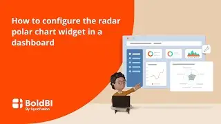 How to Configure the Radar Polar Chart Widget in a Dashboard