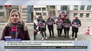 Antifa bűnt&aacute;rsa mellett t&uuml;ntetett Ilaria Salis - H&iacute;rTV
